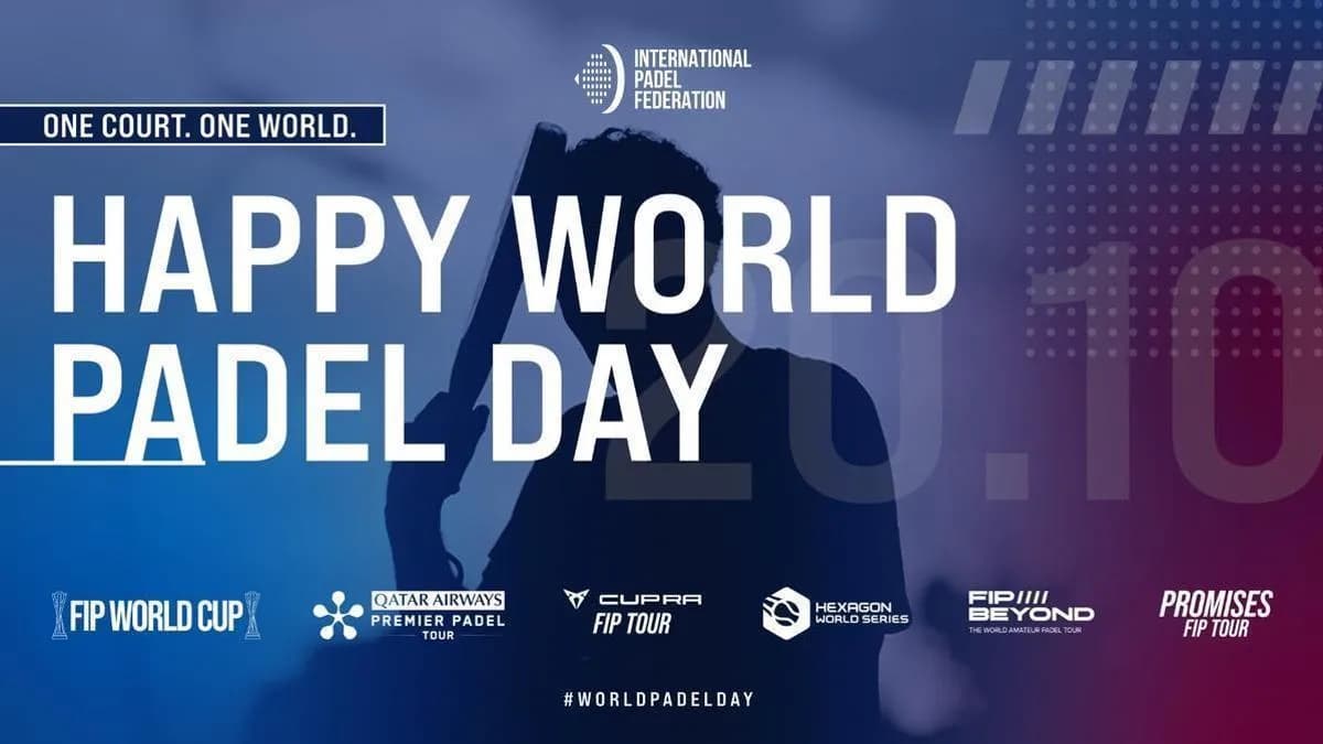 La FIP declara el 20 de octubre como Día Mundial del Pádel