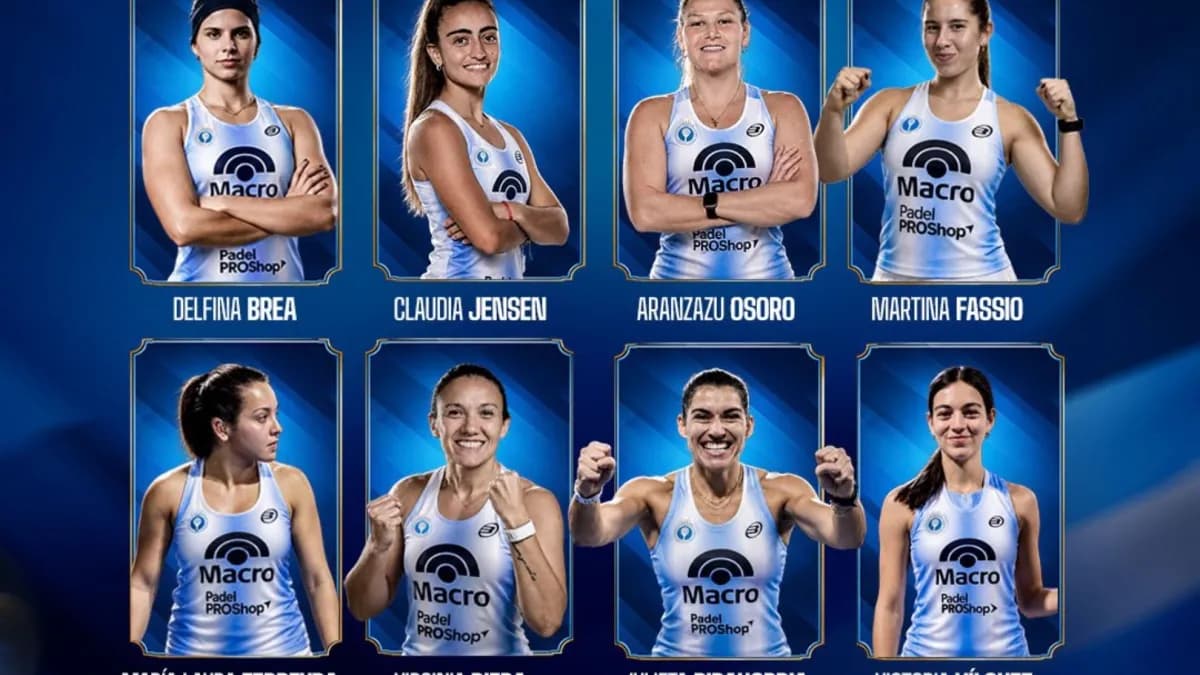 Argentina presenta su equipo para el Mundial de Pádel 2026 con una sorpresa