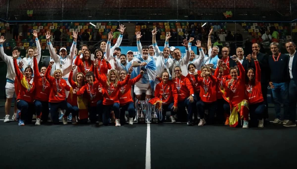 Argentina y España brillan en el Mundial de Pádel Senior 2026