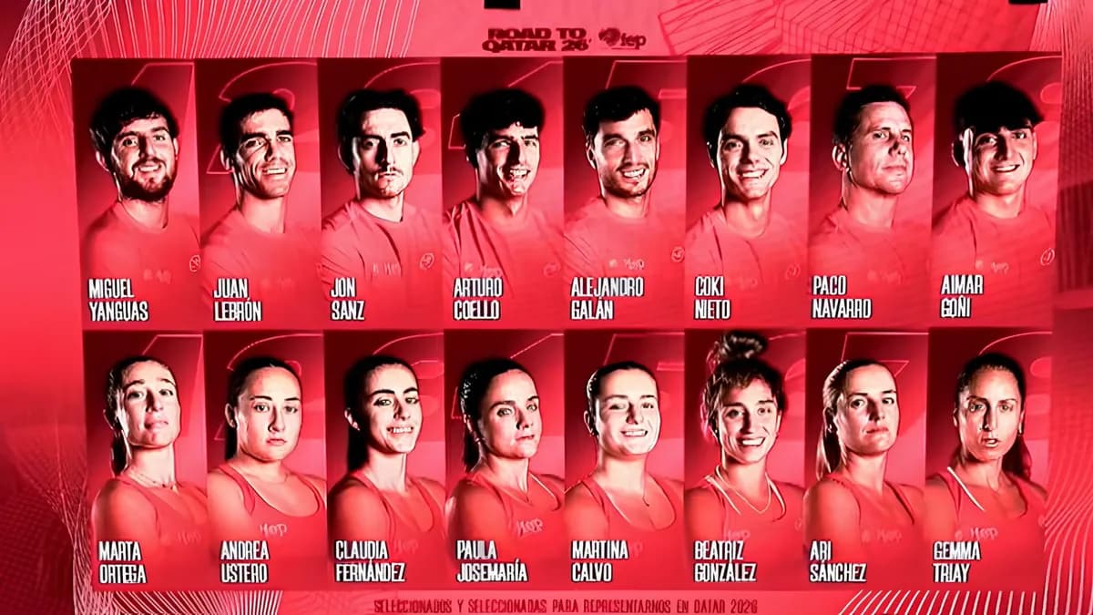 Anuncio de la selección española para la Copa Mundial FIP 2026 en Doha