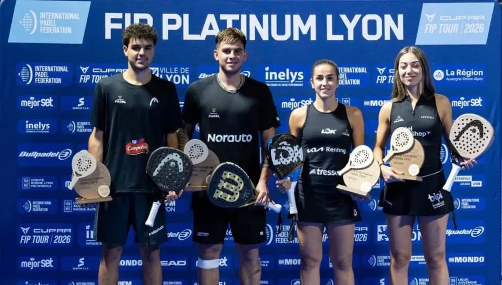 Guerrero y Leal conquistan el FIP Platinum de Lyon tras remontar a Stupaczuk y Sanz