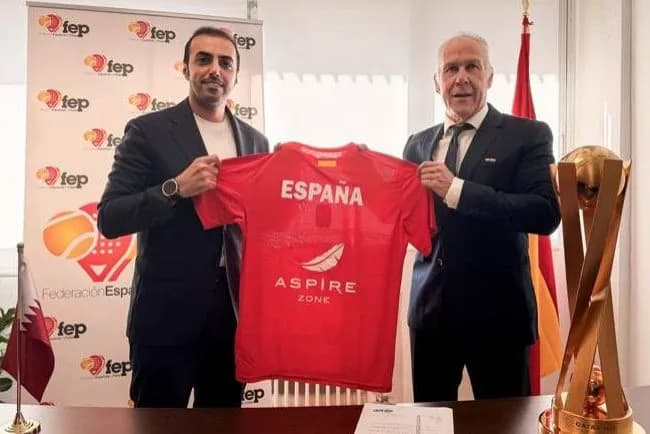 La Federación Española de Pádel y Aspire Zone Foundation firman acuerdo hasta 2028