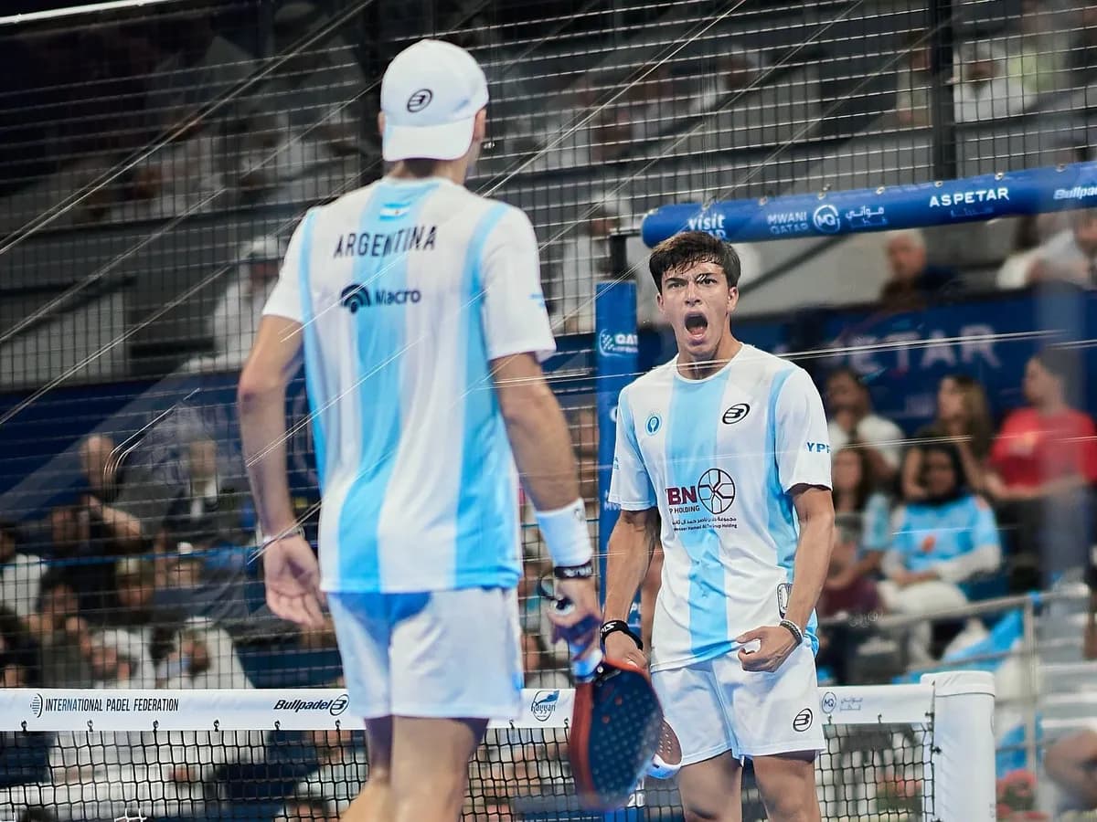 Leo Augsburger y sus ambiciones para el Campeonato Mundial de Pádel