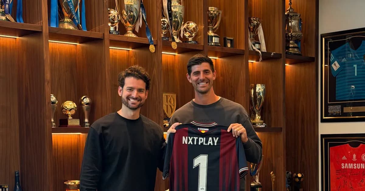 Thibaut Courtois lanza Nxtplay para invertir en pádel
