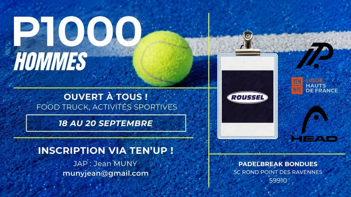 Previo al P1000 Padel Break Bondues: Favoritos y Retos en el Torneo