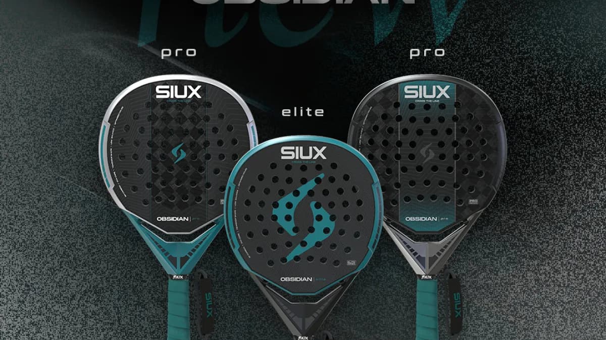 Siux lanza la línea Obsidian de palas de control para pádel