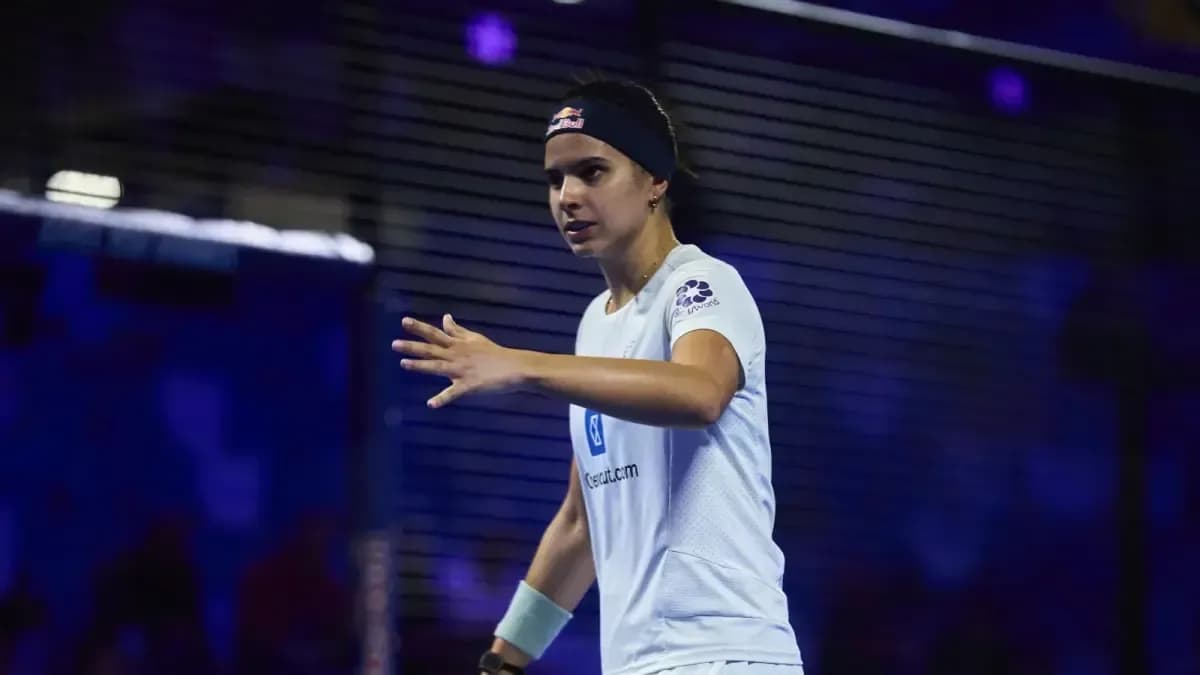 Delfi Brea sobre la presión en el pádel: "Hay que hablar tras las tensiones"