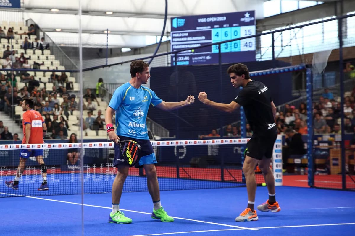 Paquito Navarro y Martín Di Nenno se consolidan en la élite del Premier Pádel