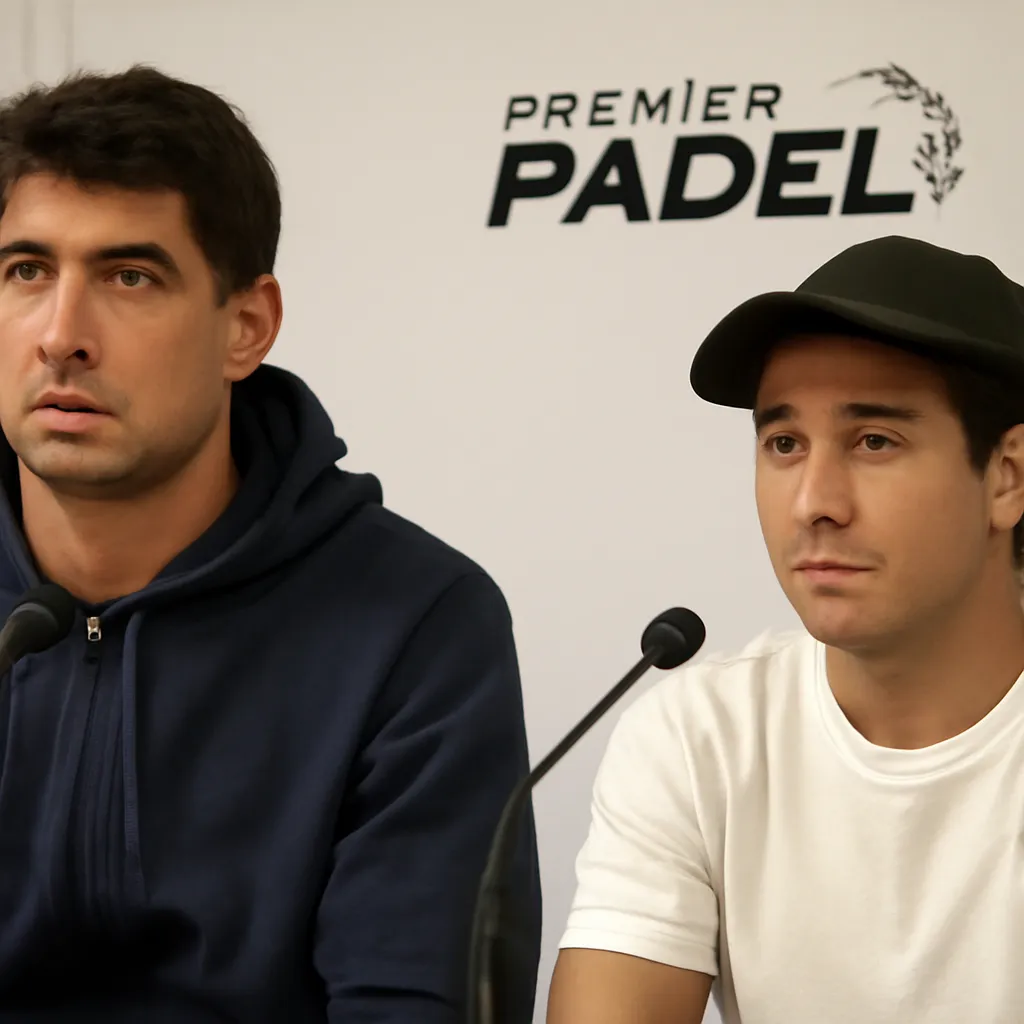 Alejandro Galán y Federico Chingotto analizan la lucha por el número uno en el P2 de Düsseldorf