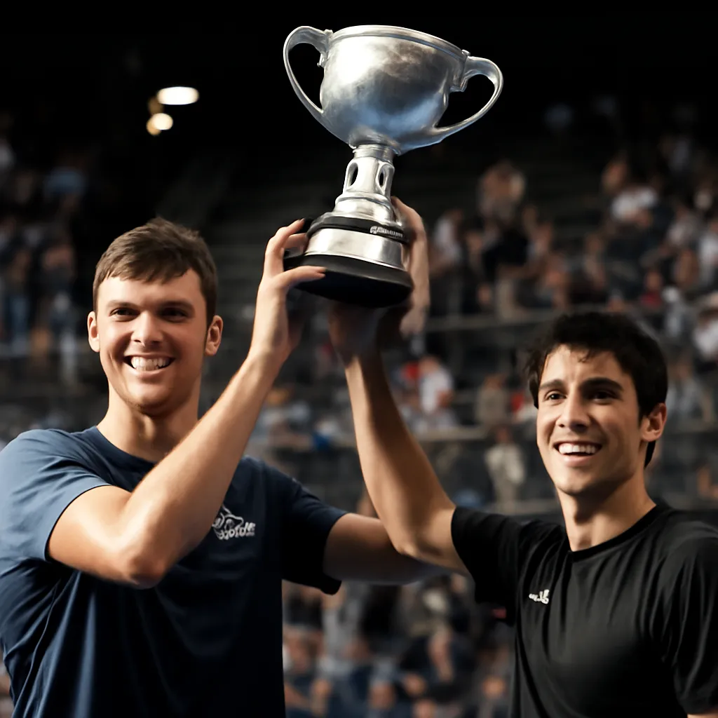 Coello y Tapia logran su décimo título de la temporada en Rotterdam