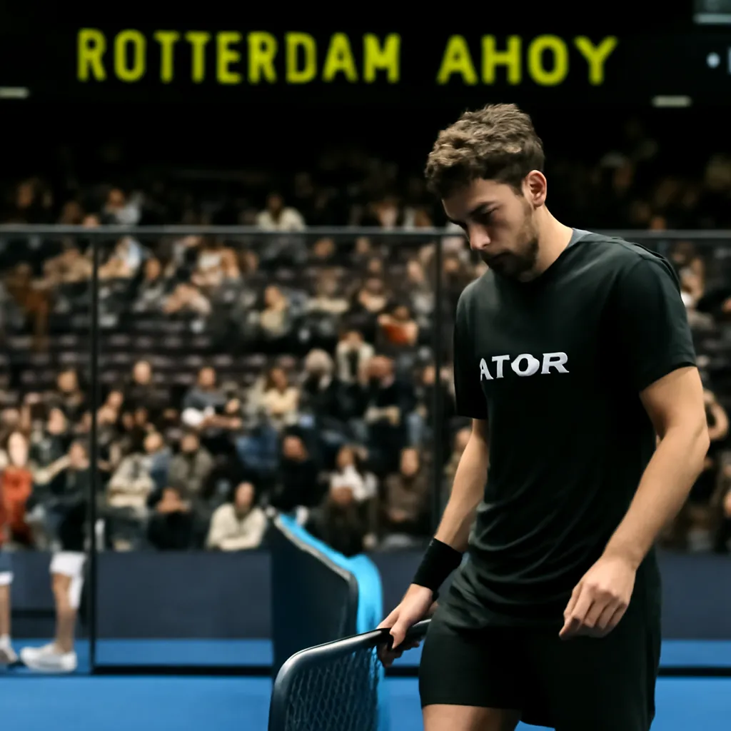 Sorpresas en los cuartos del Rotterdam P2: Galán y Chingotto eliminados