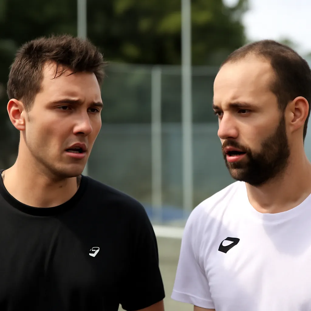 Thomas Leygue y Bastien Blanqué defienden su pasión por el pádel